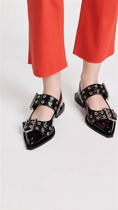 ganni buckle shoes dupe|ganni ballet flats target.